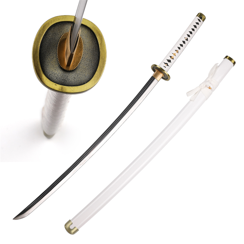 One Piece Roronoa Zoro Wado Lchimonji Hand Forged 1045 Carbon Steel Katana