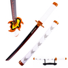 Japanese Demon Slayer Mini Katana Kyojuro Rengoku Nichirin Blade Tanto Sword
