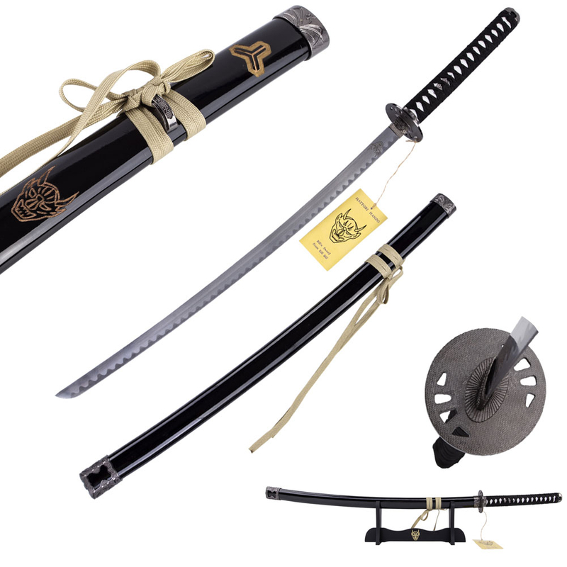 Bill Carbon Steel Blade Samurai Katana Sword Movie Kill Bill Weapon Replica Sword