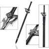 Anime Sword Art Online Stainless Steel Blade Weapon Replica Kirito Elucidator Sword