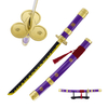 One Piece Mini Katana Replica Roronoa Zoro Purple Enma Sword Metal