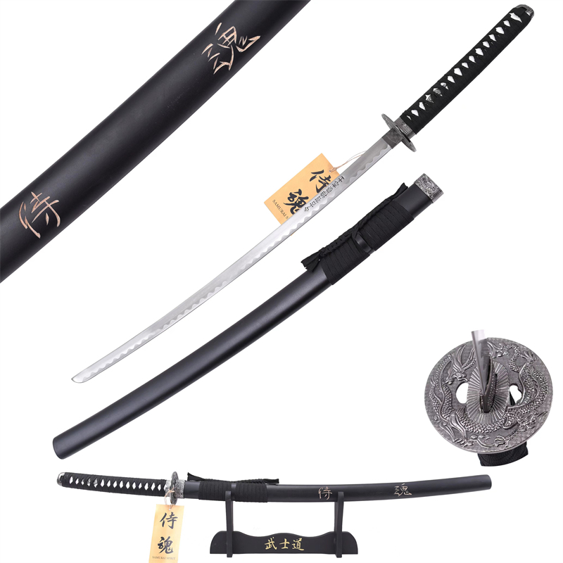 The Last Samurai Weapon Replica Nathan Algren Katana Sword Carbon Steel 