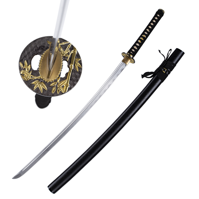 Handmade Real Samurai Sword Full Tang 1045 Carbon Steel Blade Katana Japanese Sword 