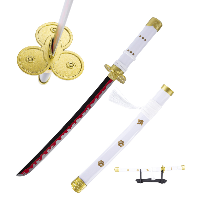 Japanese One Piece Kozuki Oden Weapon Replica Ame no Habakiri Sword Mini Katana