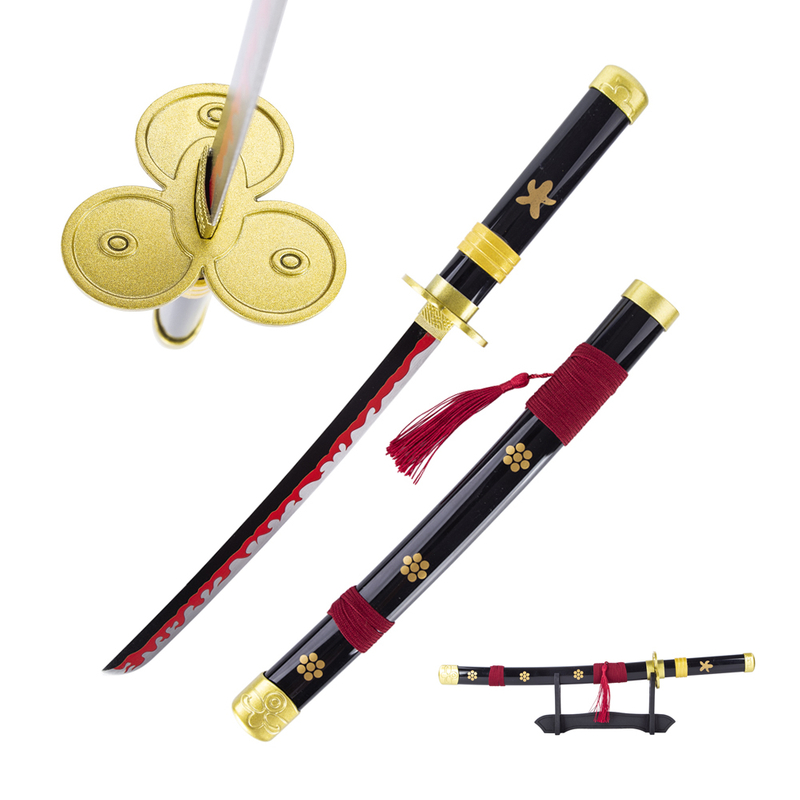 Anime One Piece Miniature Katana Roronoa Zoro Enma Sword Metal Replica