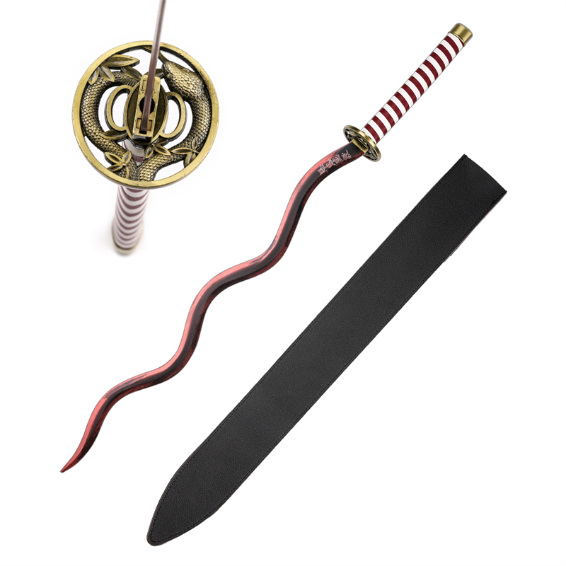 Demon Slayer Red Serpent Nichirin Blade Obanai Iguro Katana Sword