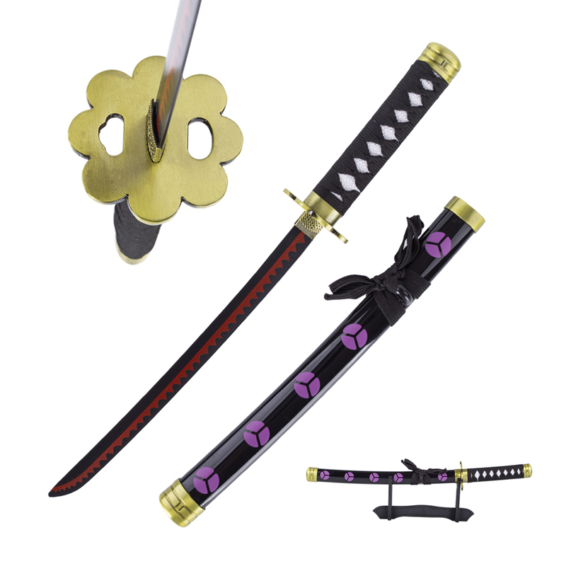 Japanese Anime One Piece Roronoa Zoro Shusui Mini Katana Sword Replica