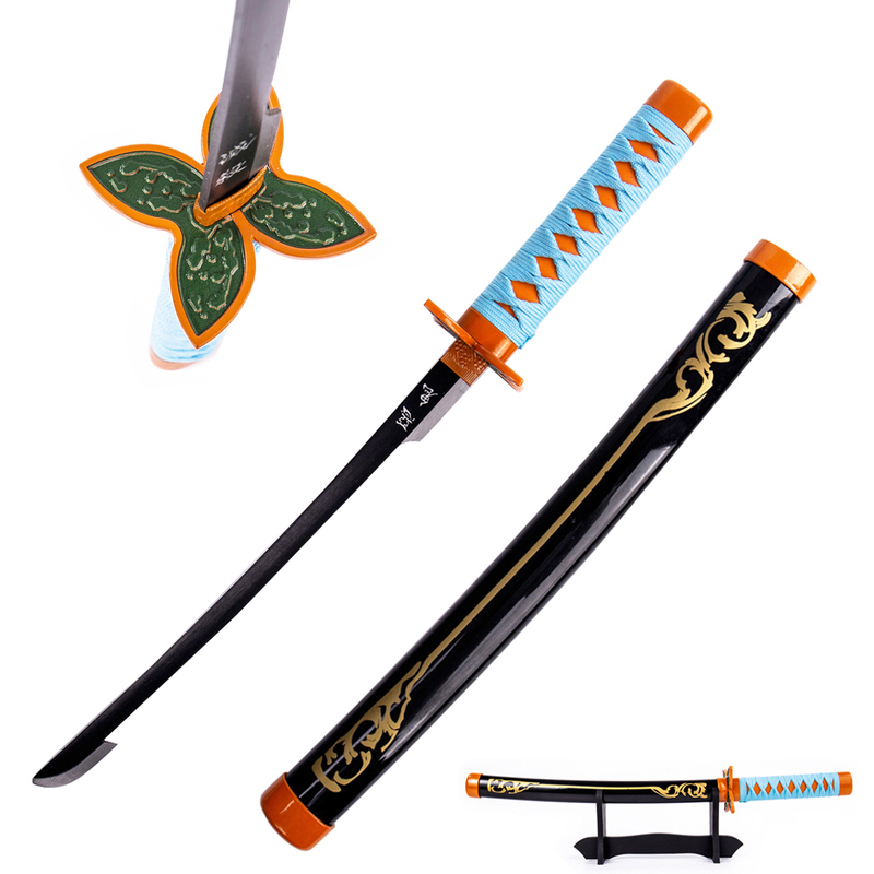 Japanese Anime Demon Slayer Mini Nichirin Blade Shinobu Kocho Samurai Sword Katana