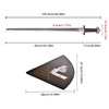 Factory Wholesale 100cm TV Vikings Valhalla Real Weapon Replica Stainless Steel Blade Freydis Sword Original