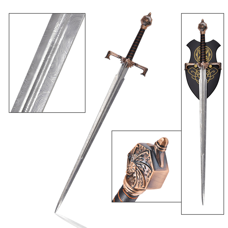 108cm TV House of the Dragon Real Weapon Stainless Steel Blade Viserys Targaryen Blackfyre Sword Replica
