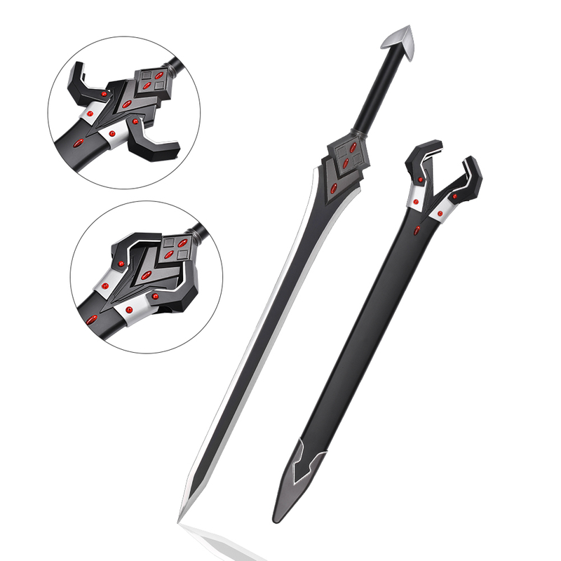 108cm Anime Undefeated Bahamut Chronicle Real Weapon Stainless Steel Blade Lux Arcadia Black Sword Replica