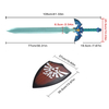 105cm High Quality Legend of Zelda Real Weapon Replica 8mm Aluminium Blade Link Master Sword for Collection