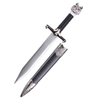 White Wolf Miniature Letter Opener Fantasy Short Sword