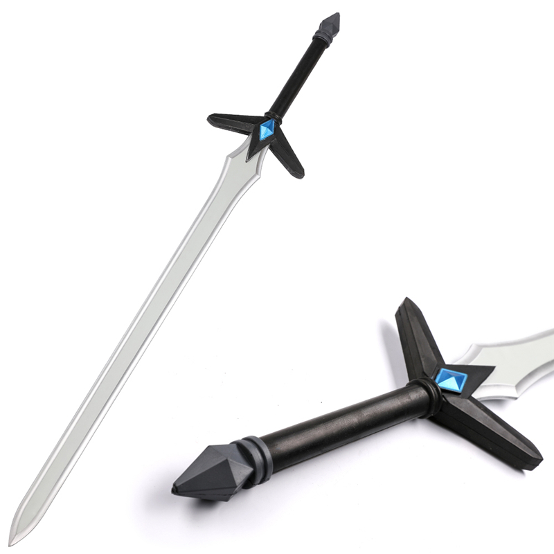 SAO Anime Cosplay Prop Kirito Foam Blue Long Sword
