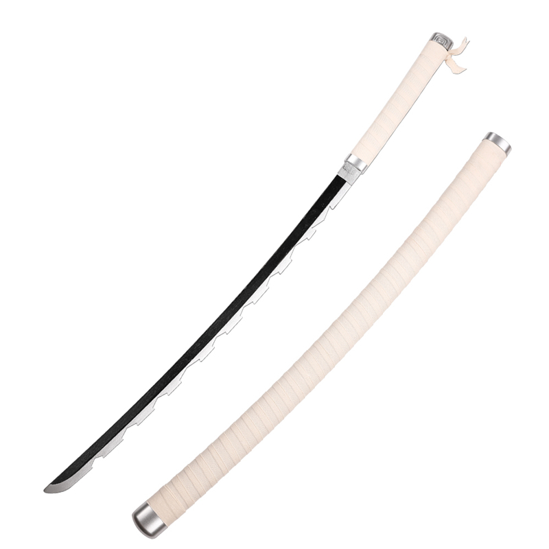 Demon Slayer Cosplay Prop Inosuke Bamboo Wooden Sword