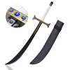 120cm Japanese Anime One Piece Samurai Katana Dracule Mihawk Bamboo Blade Cosplay Prop Hawk Eyes Yoru Great Sword Toy