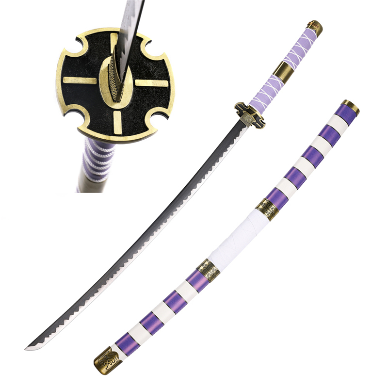 One Piece Luffy Nidai Kitetsu Cosplay Replica Sword Metal