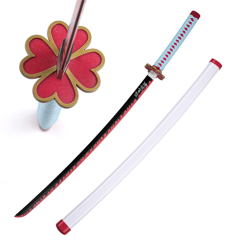 Kimetsu No Yaiba Katana Mitsuri Toy Wooden Nichirin Sword