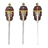 46in Three Colors Medieval Historical Stainless Steel Blade Real Weapon Replica King Solomon Long Sword