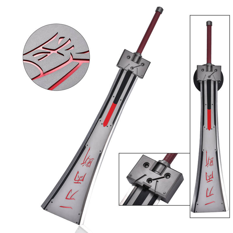 52.75in 6.4kg Game Final Fantasy VII Remake Real Weapon Sword FF 7 Cloud Strife Hardedge Sword for Collection