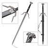 105.5cm The Witcher 3 Wild Hunt Sword Real Stainless Steel Blade Geralt of Rivia Silver Sword Replica