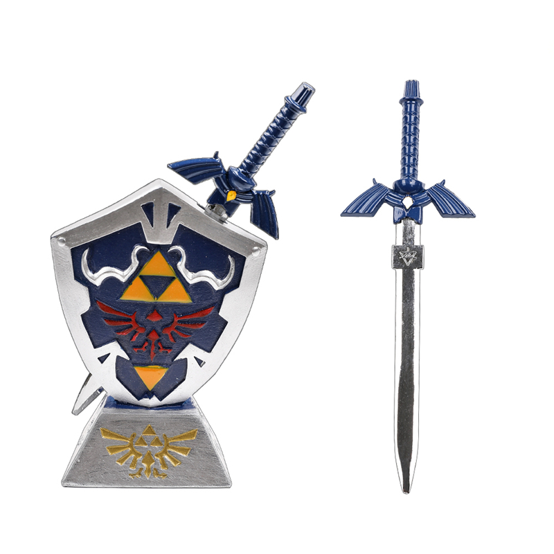 Zelda Hylian Shield And Master Sword Letter Opener Metal