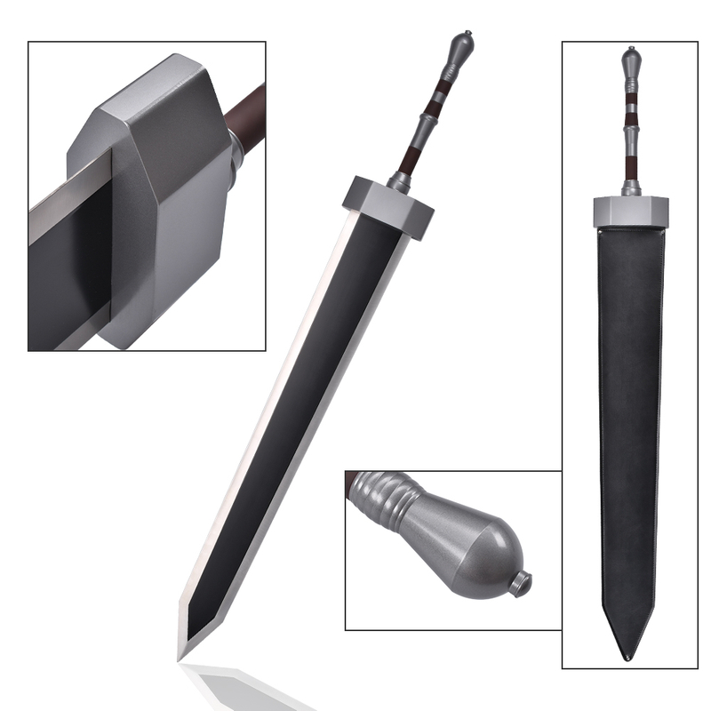 55in 3.8kg Game Elden Ring Life Size Greatsword Stainless Steel Blade Real Weapon Replica Two Handed Colossal Great Sword