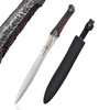 20in Dune Knife 440 Stainless Steel Blade Paul Atreides Crysknife Replica with PU Leather Sheath