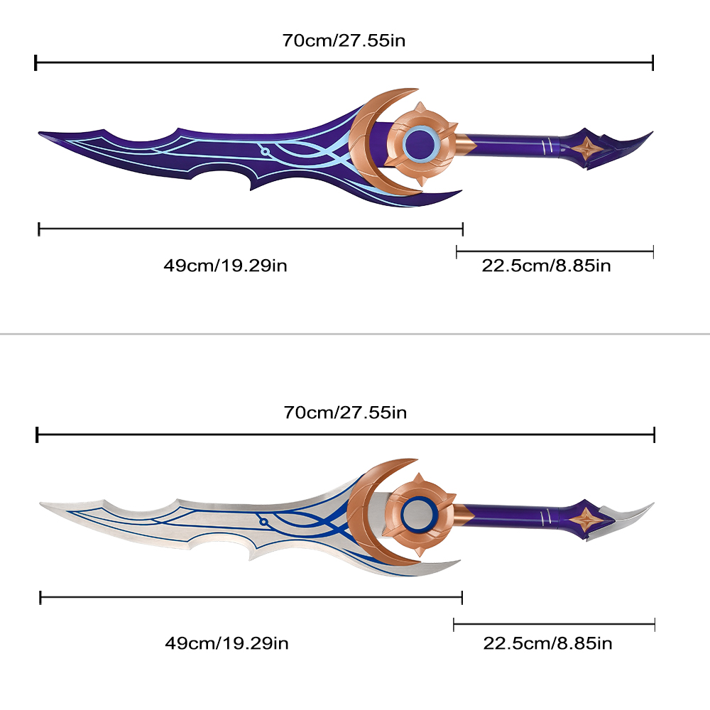 70cm Real Weapon Sword Set Solo Leveling Arise Stainless Steel Blade Sung Jin Woo Moonshadow Dagger Replica Game Metal Swords