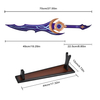 70cm Game Solo Leveling Arise Sung Jinwoo Weapon Replica Sword Stainless Steel Blade Real Moonshadow Dagger 