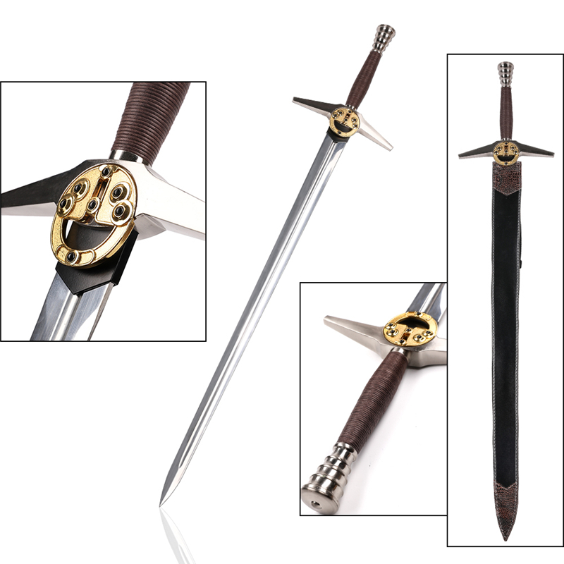 Movie Prop The Witcher Geralt Steel Sword Replica