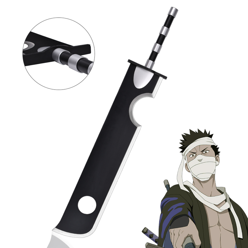 124cm Hot Anime Naruto Real Weapon Zabuza Momochi Stainless Steel Blade Kubikiribocho Sword Replica