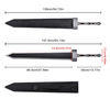 55in 3.8kg Game Elden Ring Life Size Greatsword Stainless Steel Blade Real Weapon Replica Two Handed Colossal Great Sword