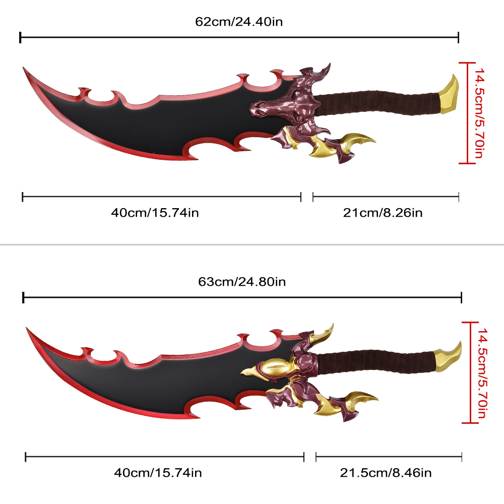 Game Solo Leveling Arise Cosplay Sword Set Sung Jin Woo Real Weapon Replica Stainless Steel Blade Demon King Dagger