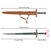 40.35in Hot Game Elden Ring Real Weapon Stainless Steel Blade Miquellan Knight's Sword for Cosplay Collection