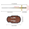 46in Three Colors Medieval Historical Stainless Steel Blade Real Weapon Replica King Solomon Long Sword