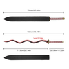 Factory Wholesale 104cm Demon Slayer Red Serpent Nichirin Blade Kimetsu No Yaiba Iguro Obanai Real Stainless Steel Katana Sword 