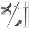 106cm House of The Dragon Etched Stainless Steel Blade Real Sword Daemom Targaryen Dark Sister Sword with Sheath