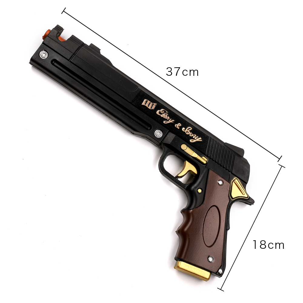 Anime Hellsing Cosplay Weapon Toy Combat Pistol High Density PU Foam Alucard Jackal Gun for Role Play