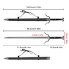 105.5cm The Witcher 3 Wild Hunt Sword Real Stainless Steel Blade Geralt of Rivia Silver Sword Replica