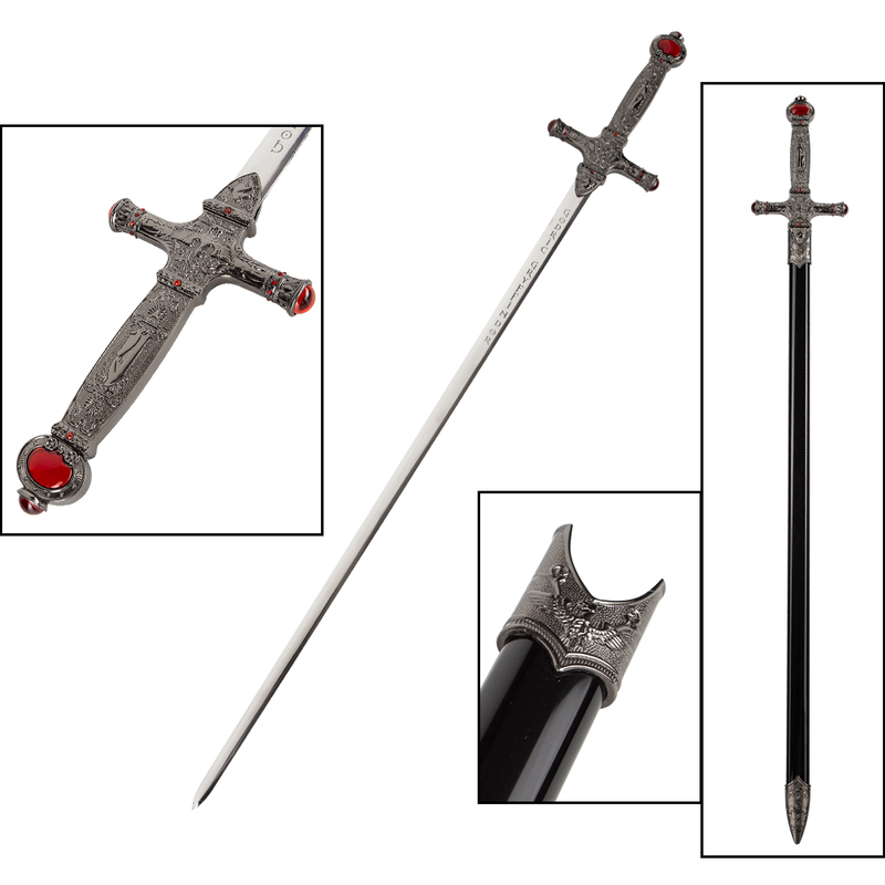 Movie Harry Potter Metal Weapon Replica Gordic Gryffindor Sword with Sheath