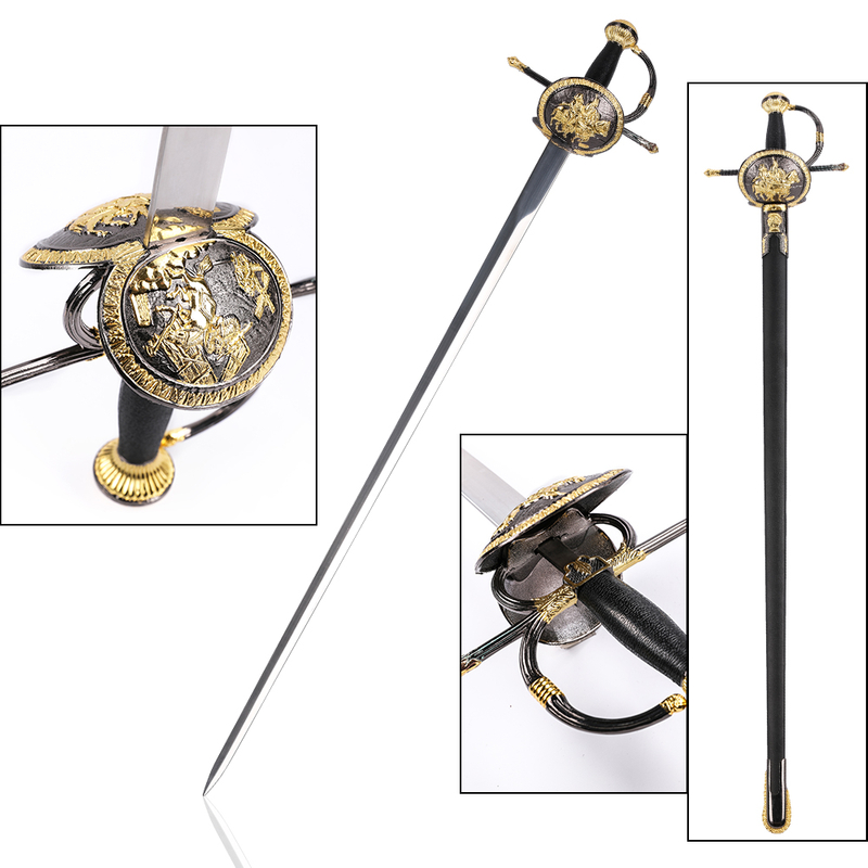 Dou Quixote Rapier Renaissance Spanish Musketeer Sword