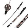 Japanese Samurai Sword Real Black Water Dragon Katana Carbon Steel 