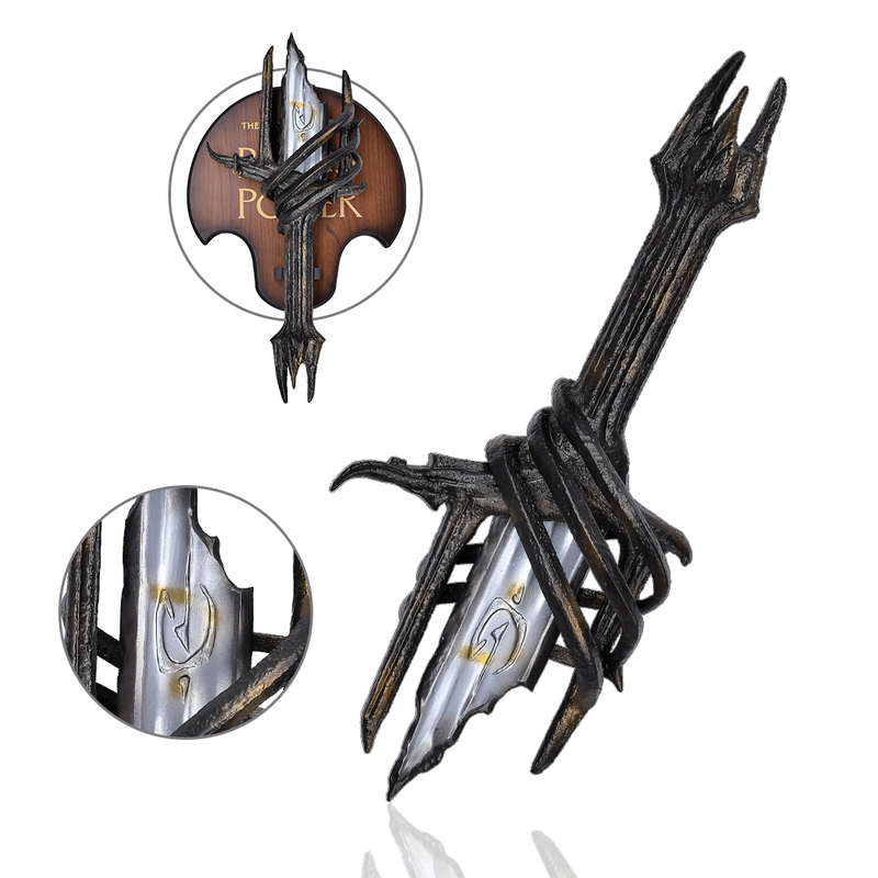 40cm 2.3kg Full Metal TV LOTR The Rings of Power Evil Origins Sauron Broken Sword Replica