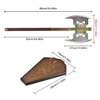 The Lord of the Rings Double Blade Axe LOTR 86cm 4.5kg 1:1 Full Metal Dwarf Gimli Weapon Replica Double Headed Axe
