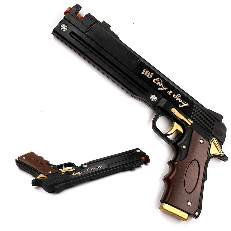 Hellsing Cosplay Weapon Toy Combat Pistol PU Foam Alucard Jackal Gun