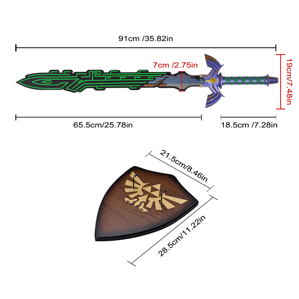 The Legend of Zelda Tears of the Kingdom Real Weapon 91cm Link Enchant the Master Sword Metal