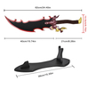 63cm Hot Sale Game Solo Leveling Arise Stainless Steel Blade Real Weapon Sword Sung Jin Woo Baran Demon King Dagger