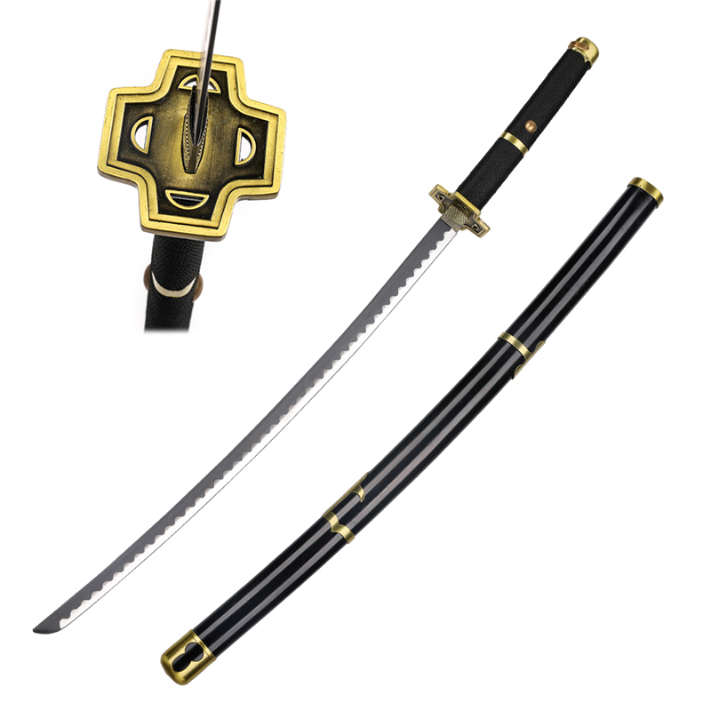 One Piece Roronoa Zoro Carbon Steel Yubashiri Sword Metal