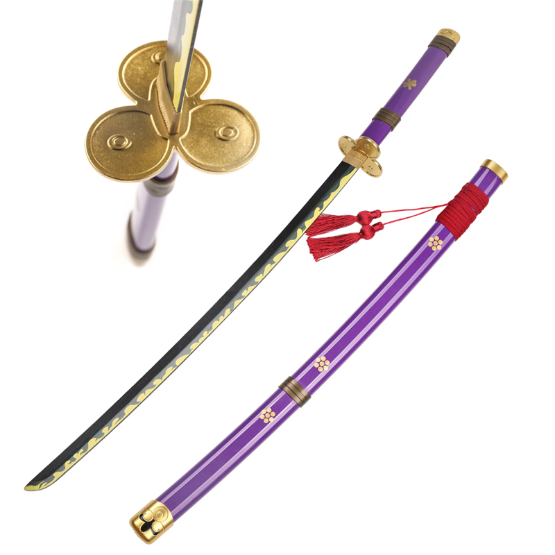 One Piece Roronoa Zoro Wooden Purple Enma Sword